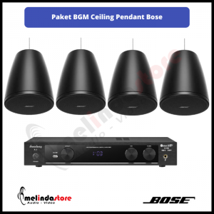 Paket Background Music Speaker Ceiling Pendant Bose DM3P - 4 Speaker